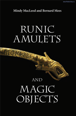 Runic Amulets and Magic Objects