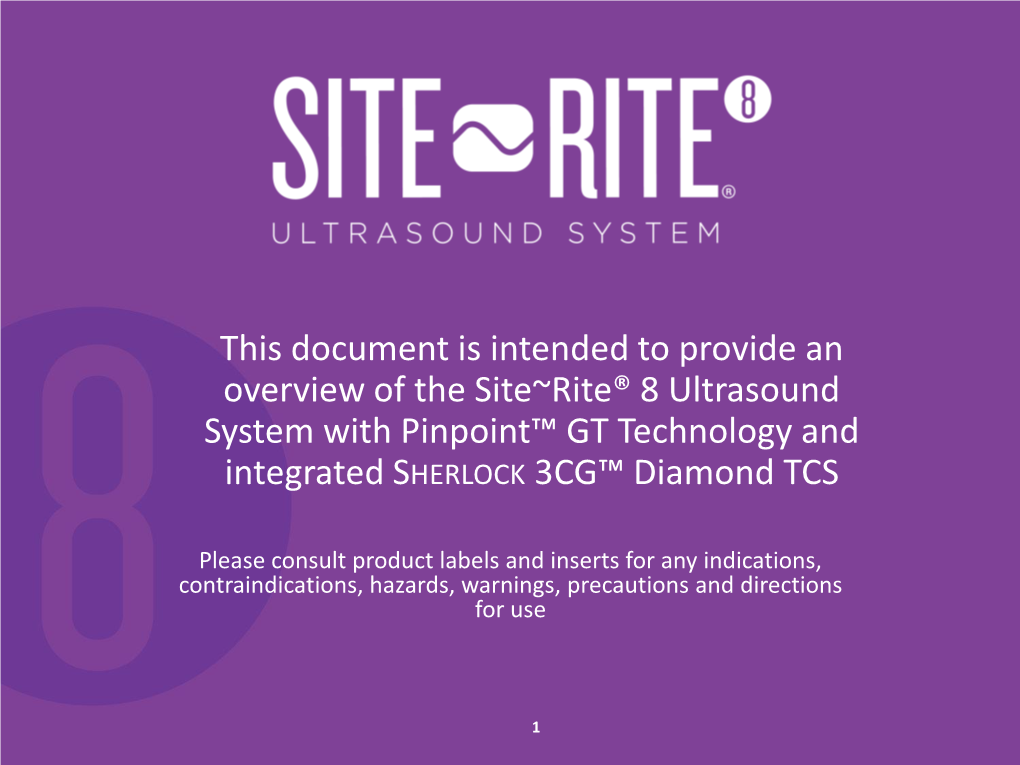 Site-Rite™ 8 Ultrasound System