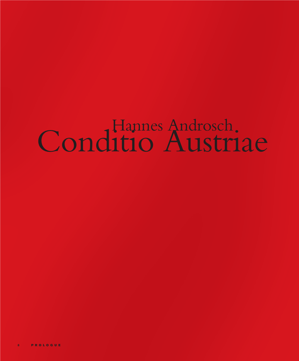 Prologue Conditio.Austriae