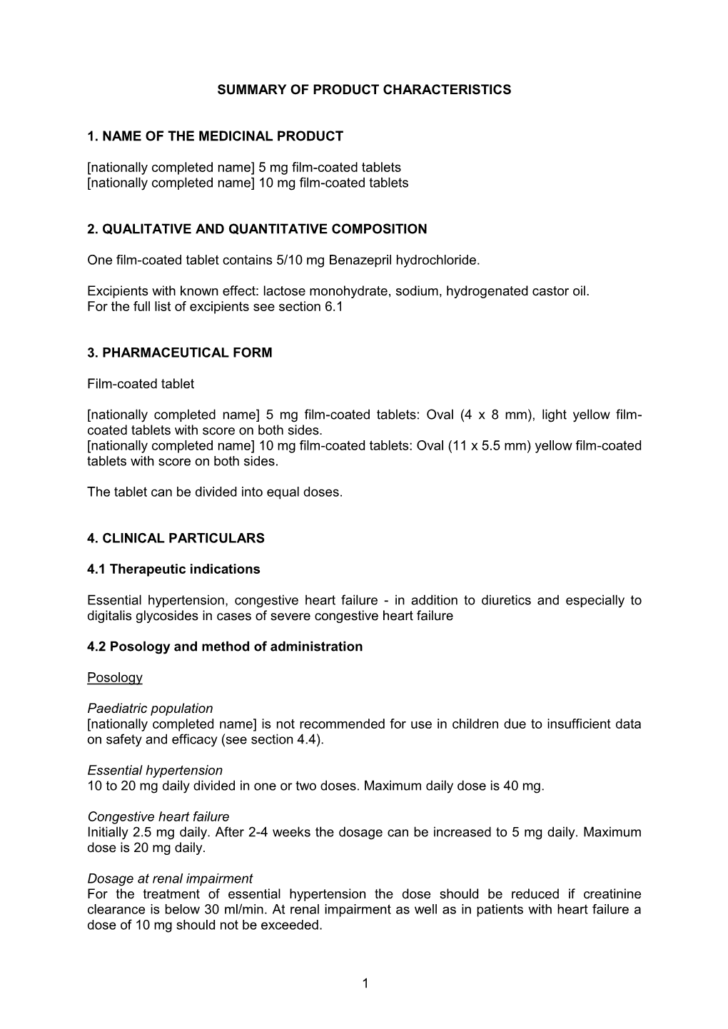 5 Mg Film-Coated Tablets [Nationally Completed Name] 10 Mg Film-Coated Tablets