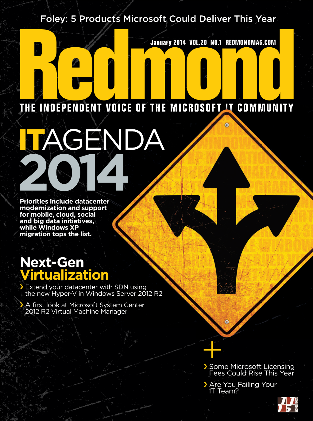 ITAGENDA 2014 Priorities Include Datacenter Modernization and Support for Mobile, Cloud, Social and Big Data Initiatives, While Windows XP Migration Tops the List