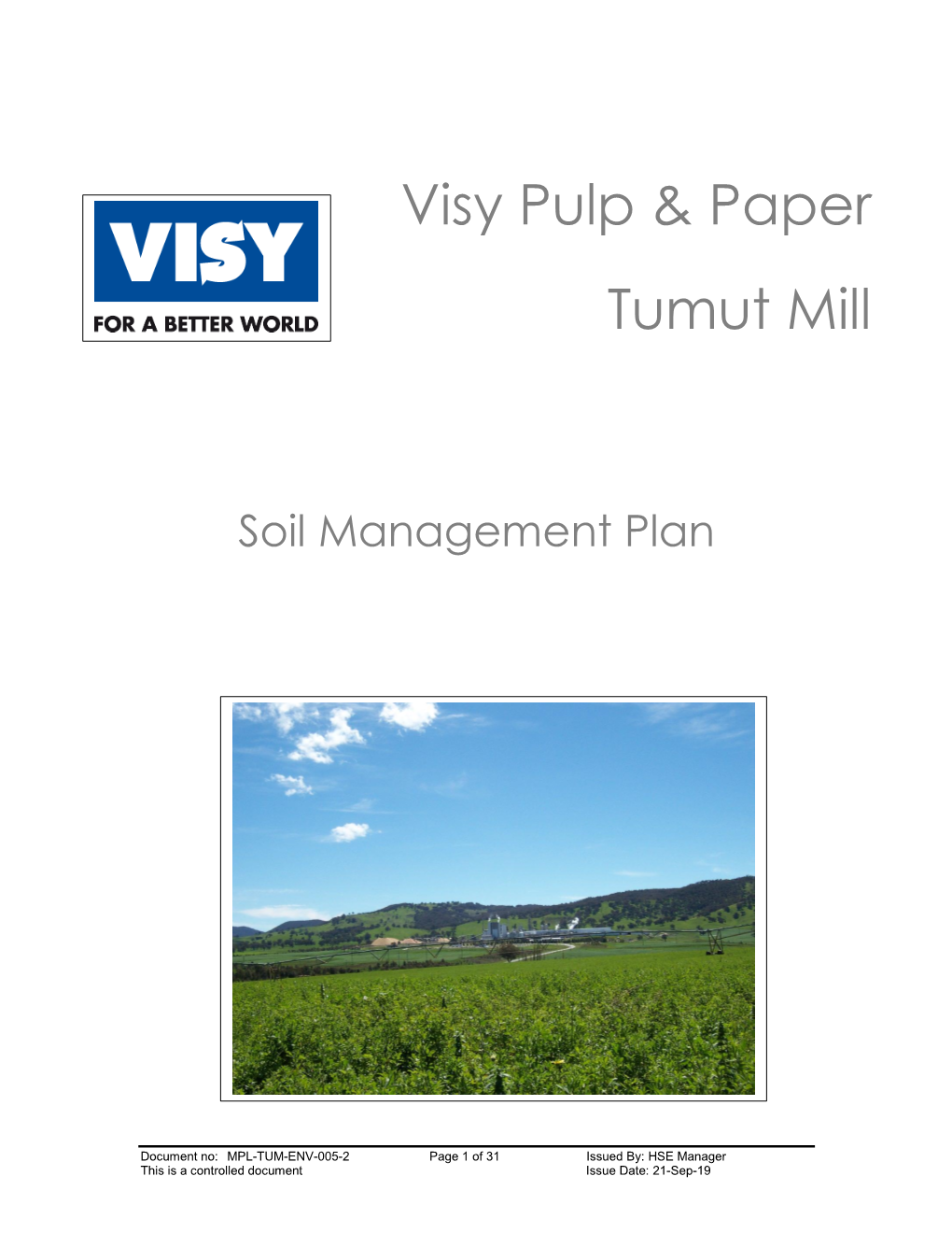 Visy Pulp & Paper Tumut Mill