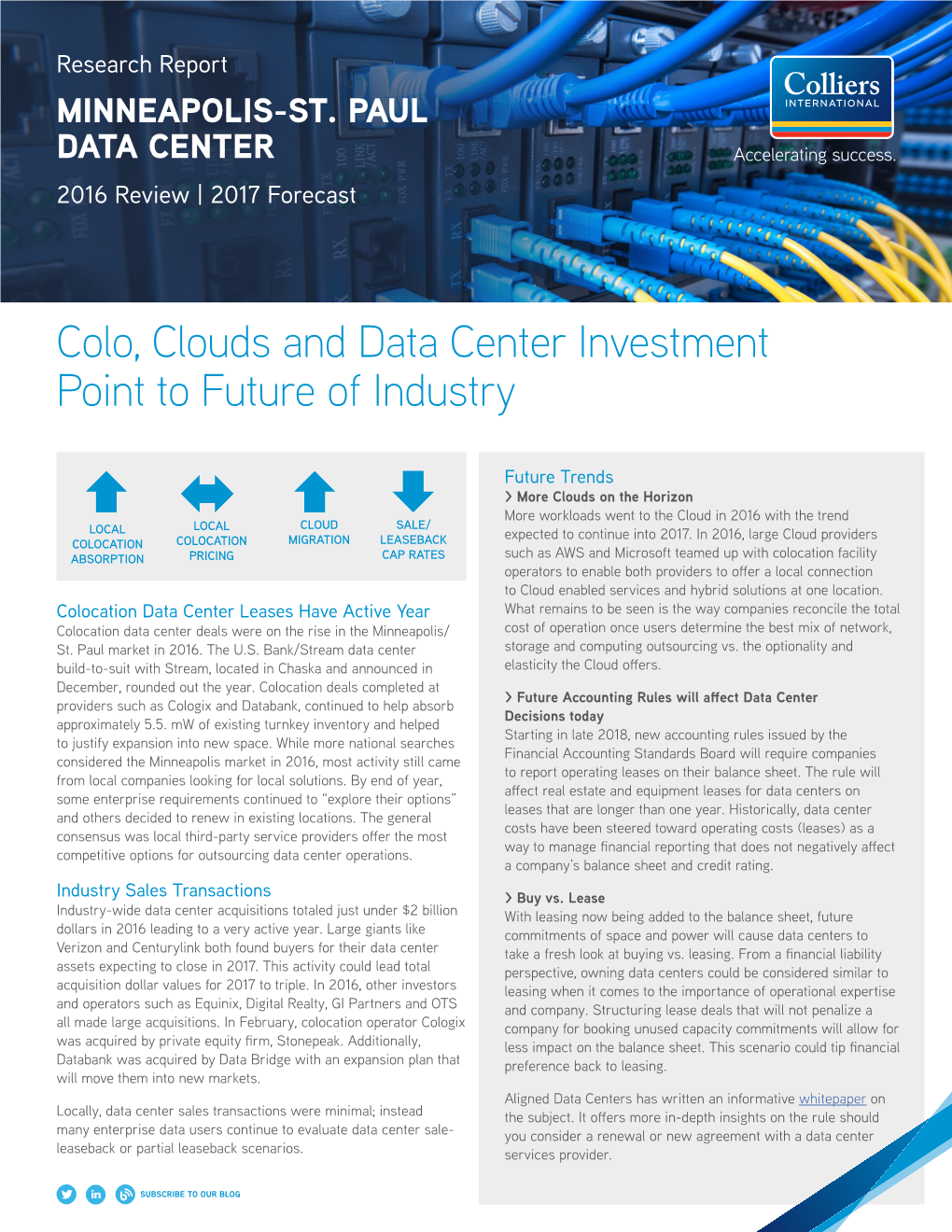 Colo, Clouds and Data Center Investment Point to Future of Industry