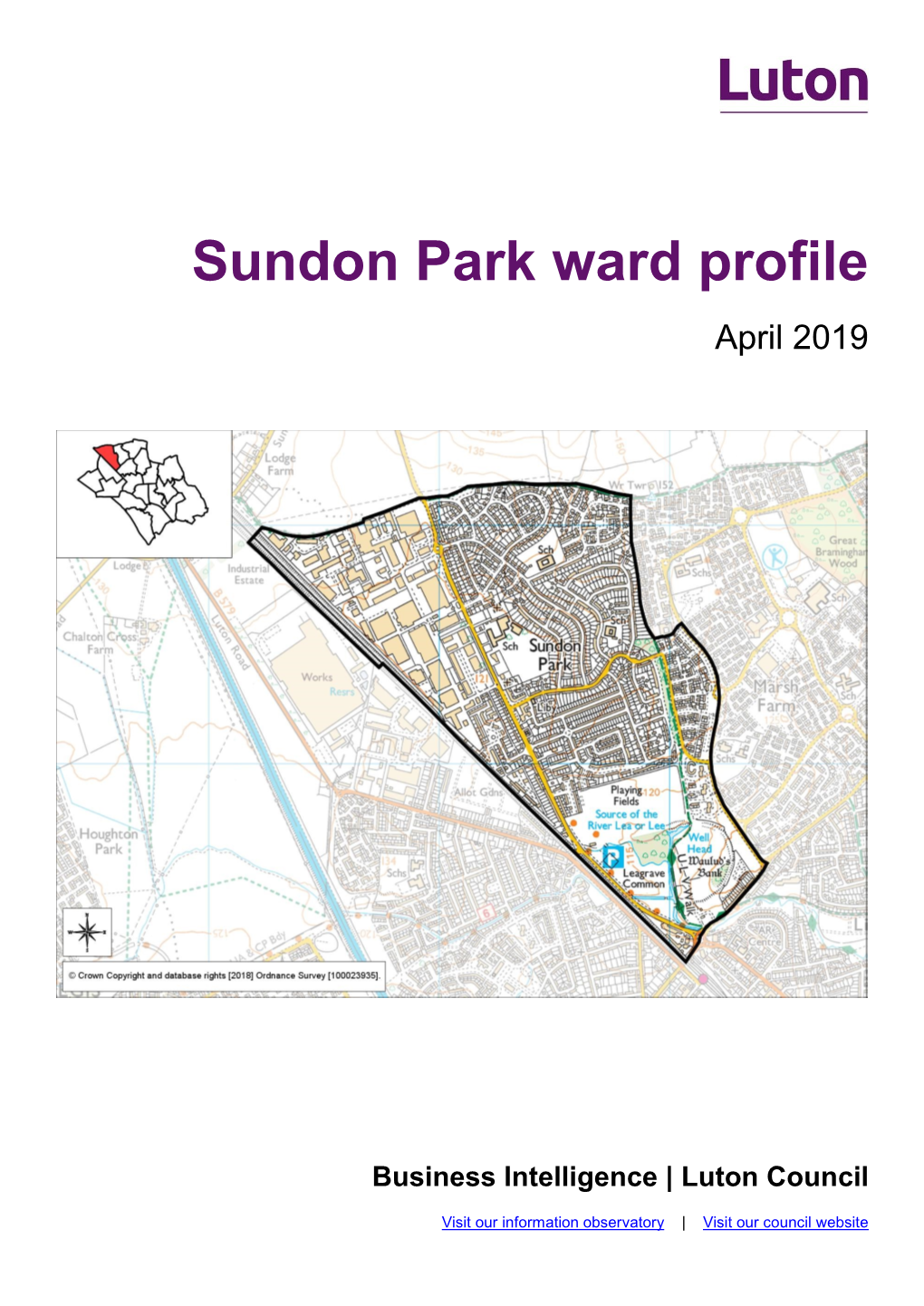 Sundon Park Ward Profile April 2019