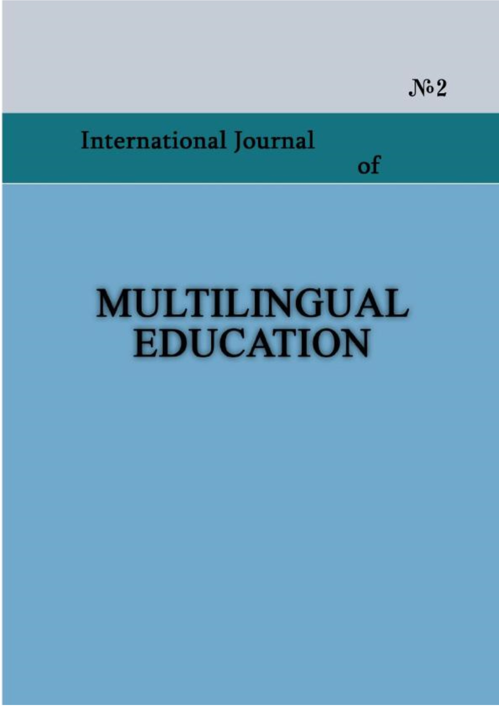 International Journal of Multilingual Education