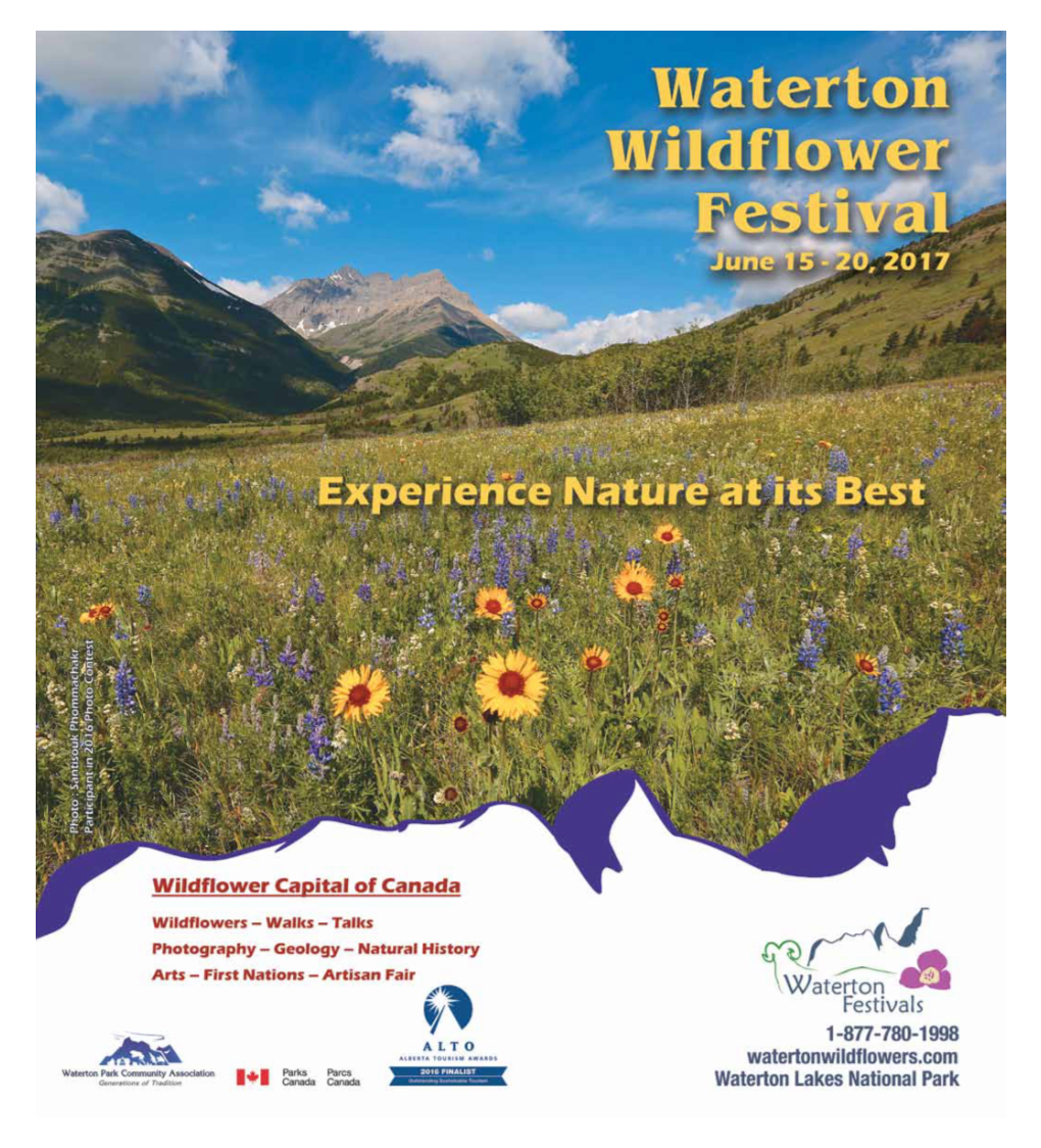 The 14Th Annual Waterton Wildflower Festival