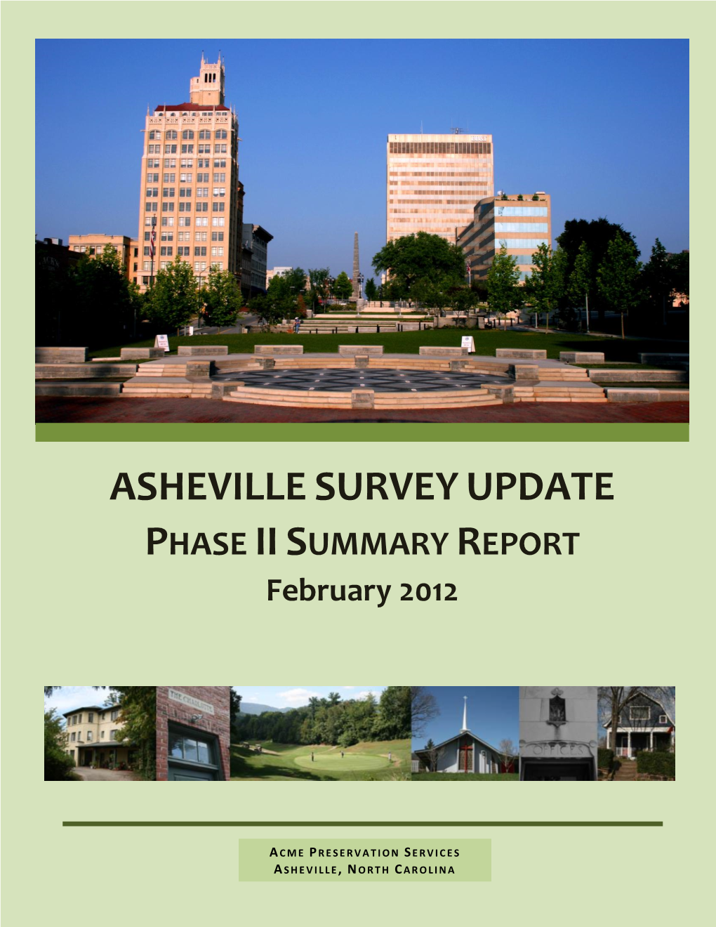 Ashevillesurveyupdate Phase Iisummary Report