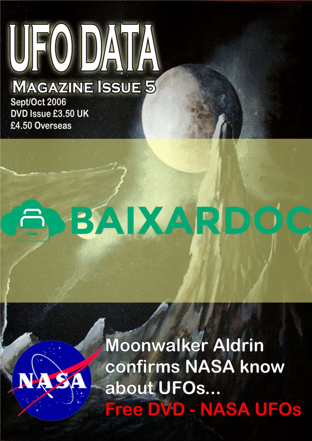 UFO DATA Magazine Cover DVD
