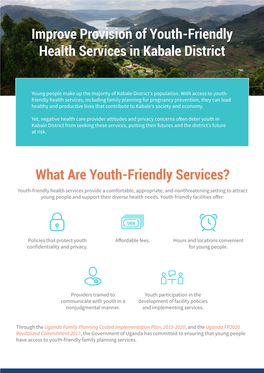 What Are Youth-Friendly Services?