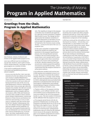 Program in Applied Mathematics