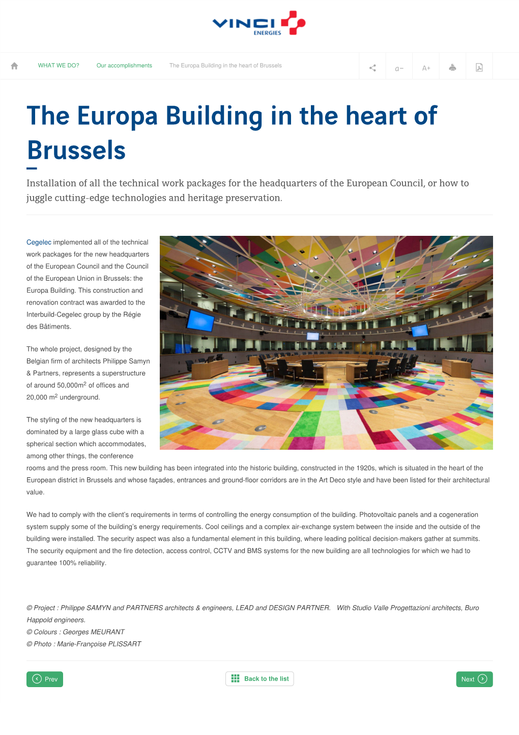 The Europa Building in the Heart of Brussels     