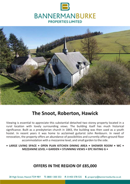 The Snoot, Roberton, Hawick