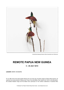Remote Papua New Guinea