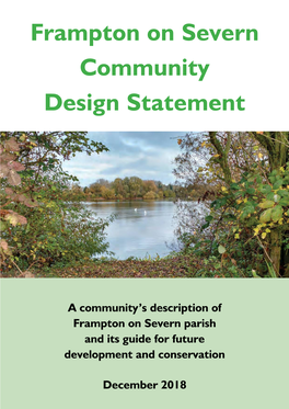 Frampton on Severn Community Design Statement