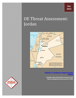 OE Threat Assessment: Jordan