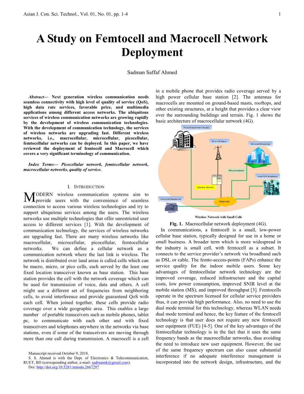 A Study on Femtocell and Macrocell Network Deployment