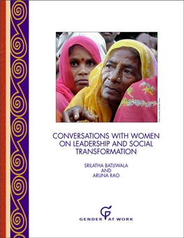 Conversations with Women on Leadership and Social Transformation