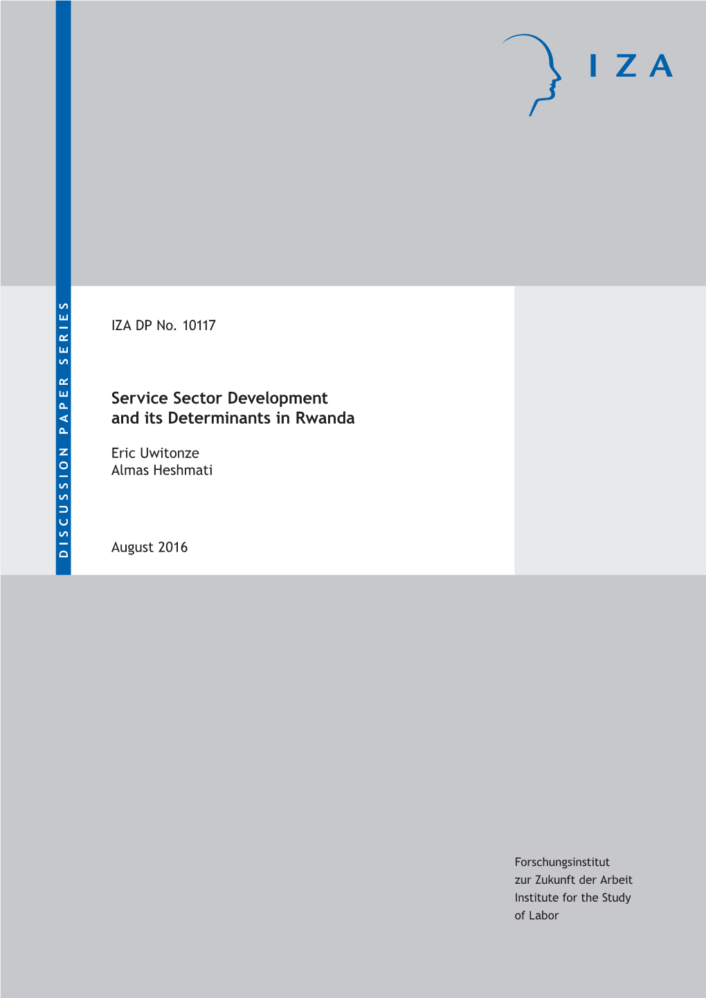 Service Sector Development and Its Determinants in Rwanda