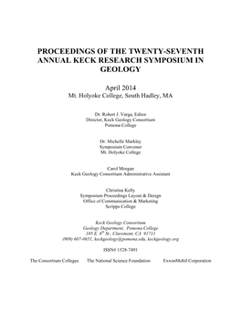 Geochemical Evolution of Brines Constrained by Nahcolite Concretions of Deep Springs Lake, Ca K.S