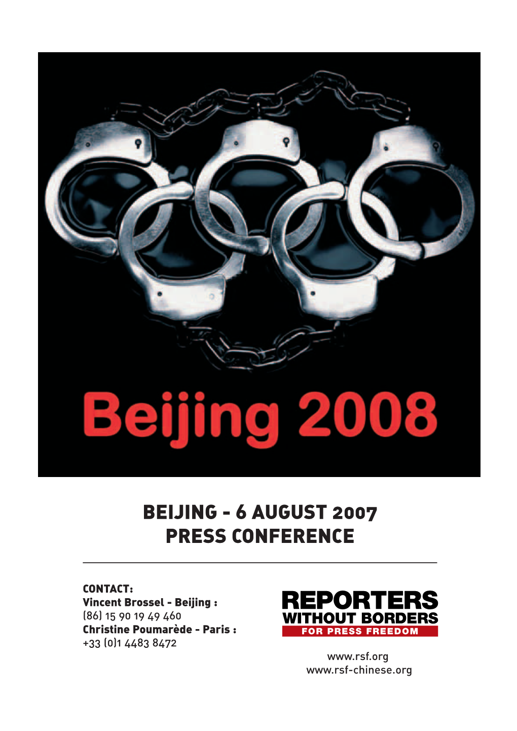 Beijing - 6 August 2007 Press Conference