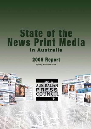 Download State of the News Print Media 2008