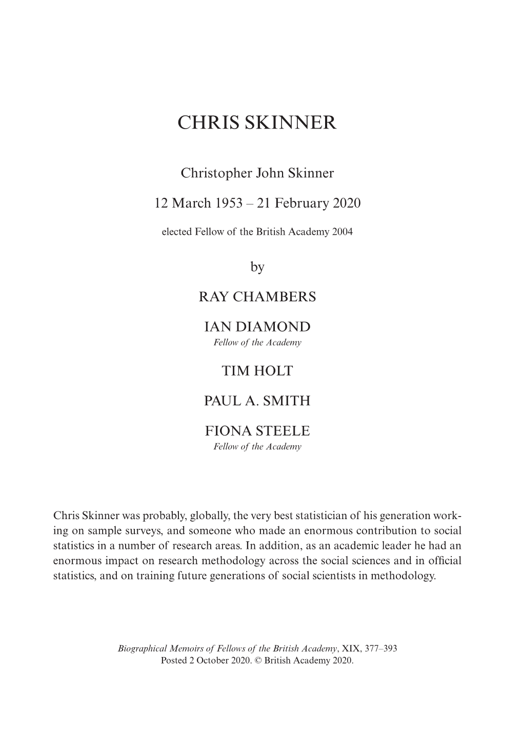 Chris Skinner