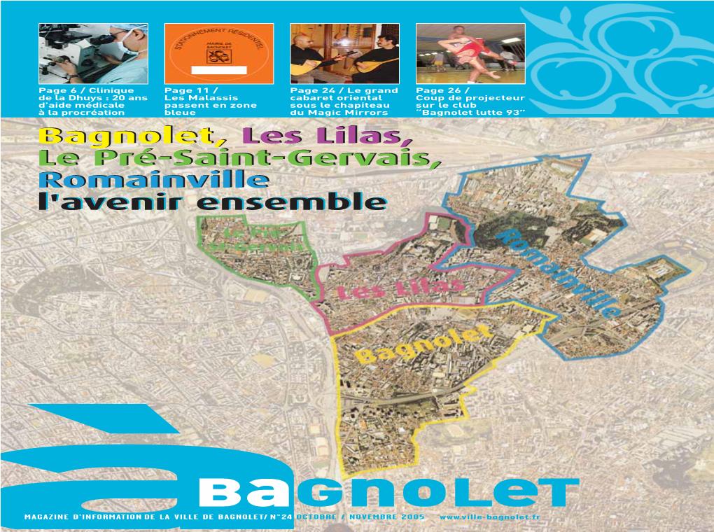 Bagnolet, Les Lilas, Le Pré-Saint-Gervais, Romainville L