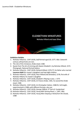 03 Elizabethan Miniatures