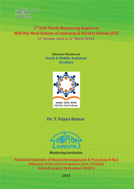 Dr. T. Vijaya Kumar 2 Half-Yearly Monitoring
