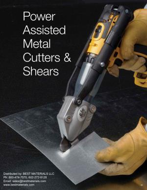 Power Assisted Metal Cutters & Shears