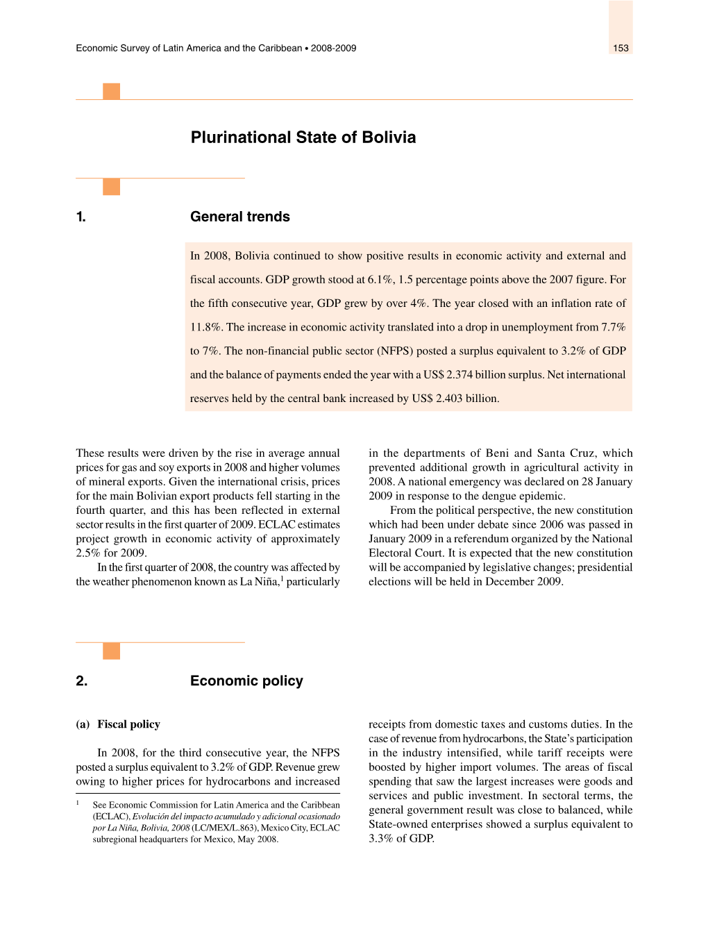 Plurinational State of Bolivia