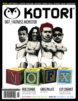 WAV Kotori Magazine Issue 7 NOFX Rob Zombie