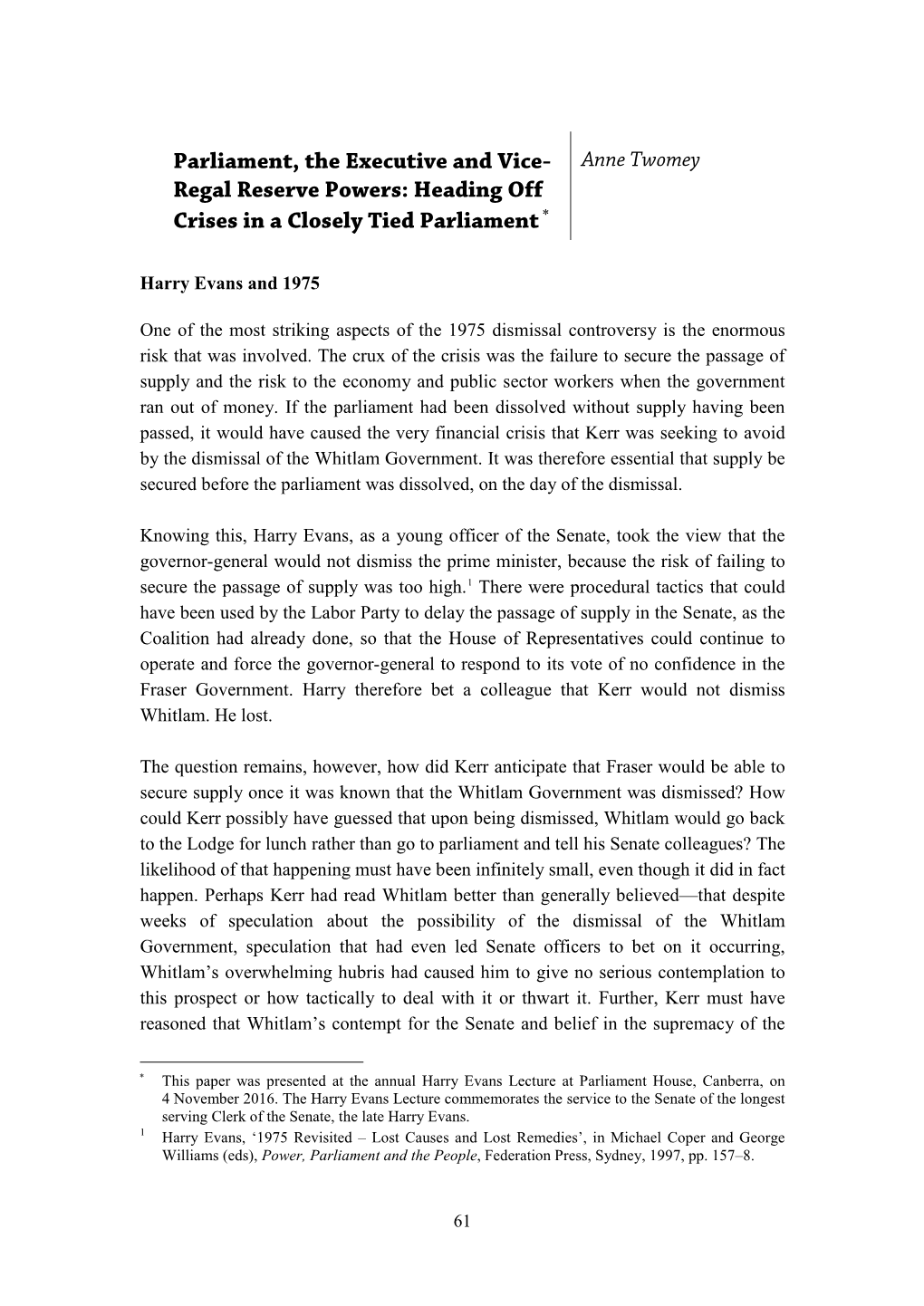 Papers on Parliament No. 67