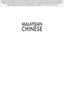 00 Malaysianchin FM.Indd 2 11/22/11 10:23:22 AM