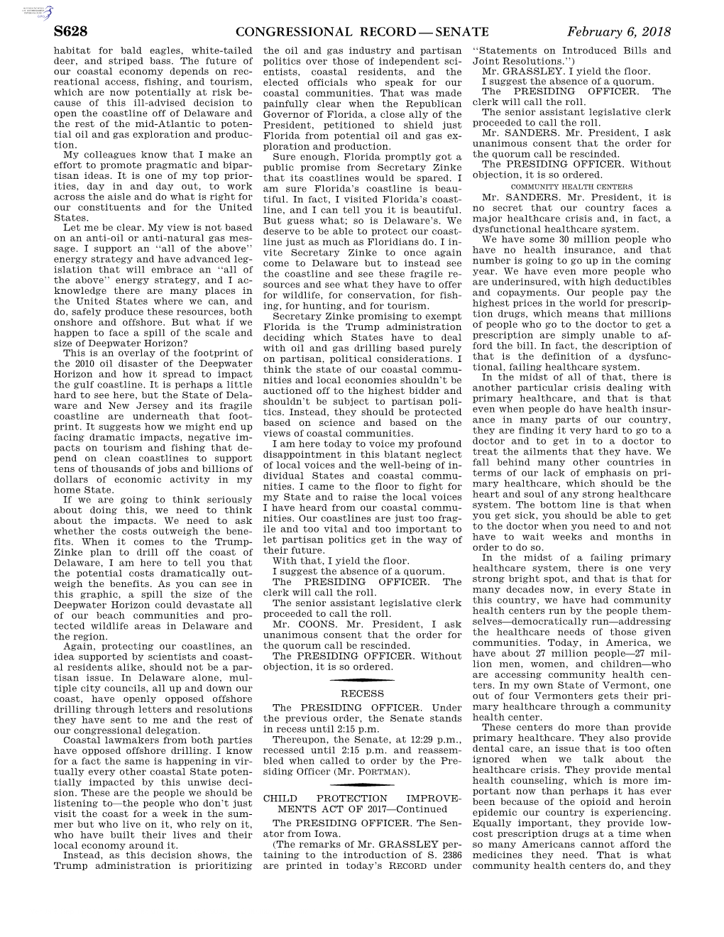 Congressional Record—Senate S628