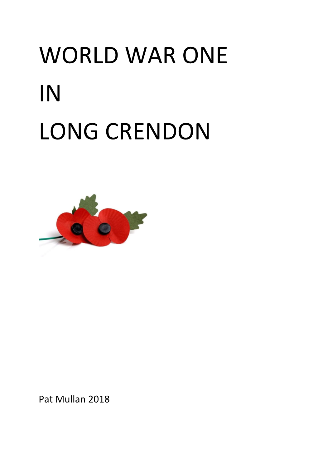 World War One in Long Crendon