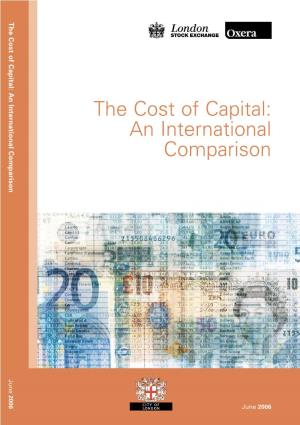 The Cost of Capital: an International Comparison
