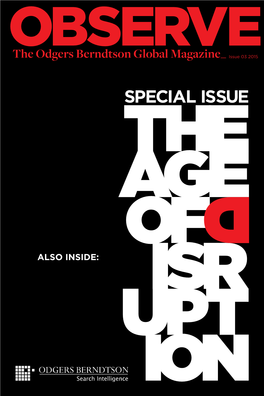 Special Issue the Age