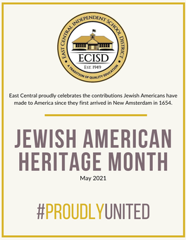 85X11 Jewish American Heritage Month