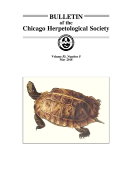 BULLETIN Chicago Herpetological Society