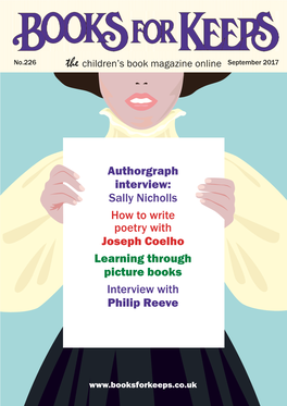 Authorgraph Interview: Sally Nicholls How to Write Poetry with Joseph Coelho Learning Through Picture Books Interview with Philip Reeve