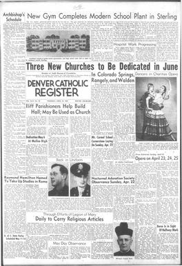 DENVER CATHOLIC of the Three, the Church of the Divine Redeemer in Colorado P.M