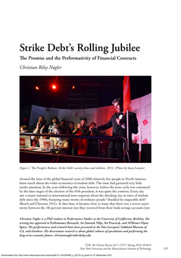 Strike Debt's Rolling Jubilee