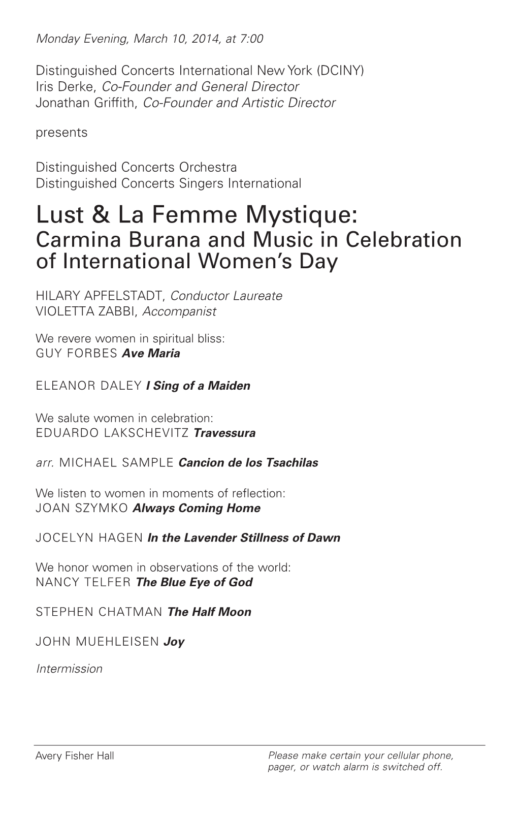 Lust & La Femme Mystique