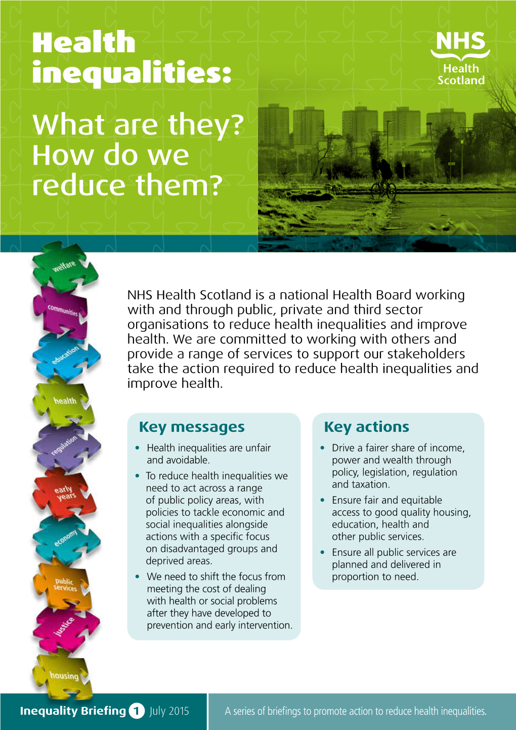 Health Inequalities: What Are They? How Do We Reduce Them? - DocsLib