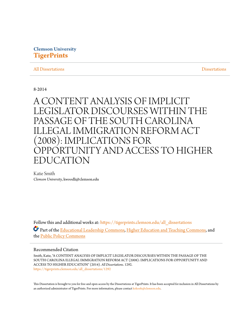 A Content Analysis of Implicit Legislator