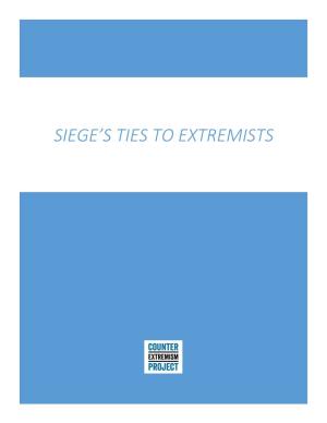 Siege's Ties to Extremists