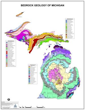 Bedrock Geology of Michigan