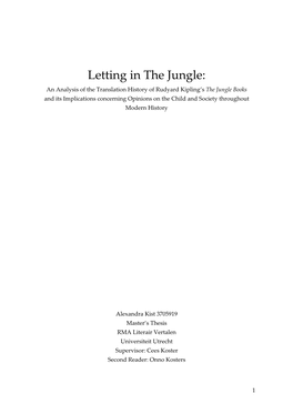 Letting in the Jungle