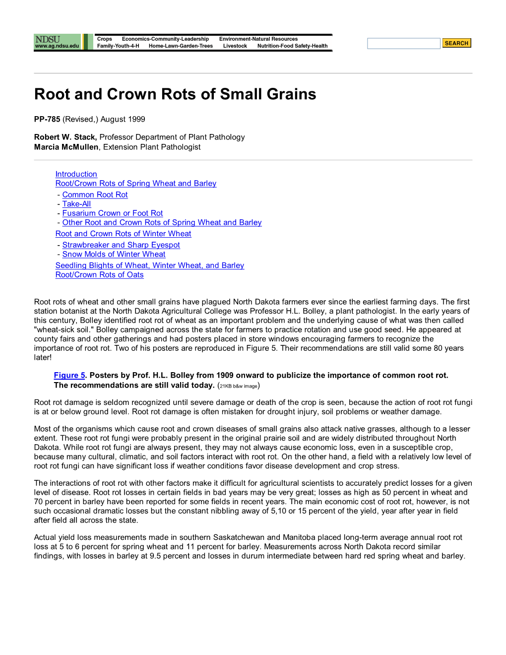 Root and Crown Rots of Smal